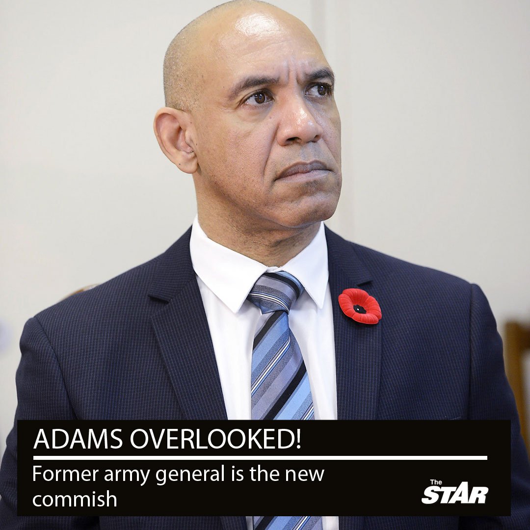 jamaicastar's tweet image. Adams overlooked! - Former army general is the new commish
bit.ly/2G53P1K