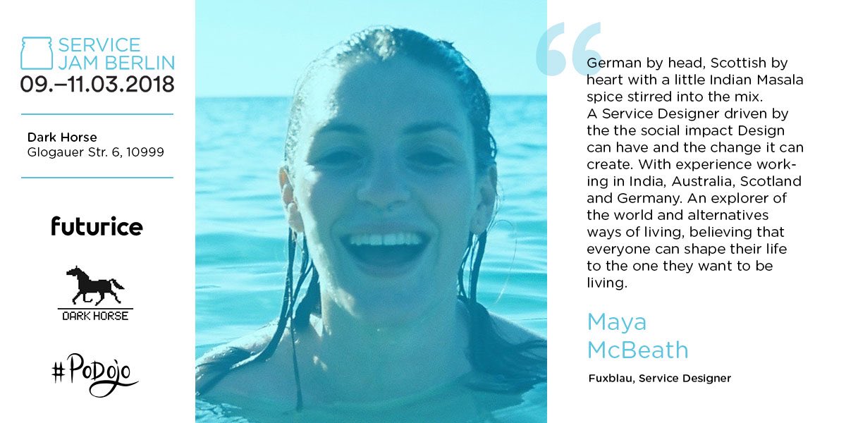 Say hi to our lovely #GSJamBerlin coach, Maya, #ServiceDesigner at <a href="/fuxblau/">Fuxblau</a> • She’s gonna bring you some cool jam warmups #GSJam