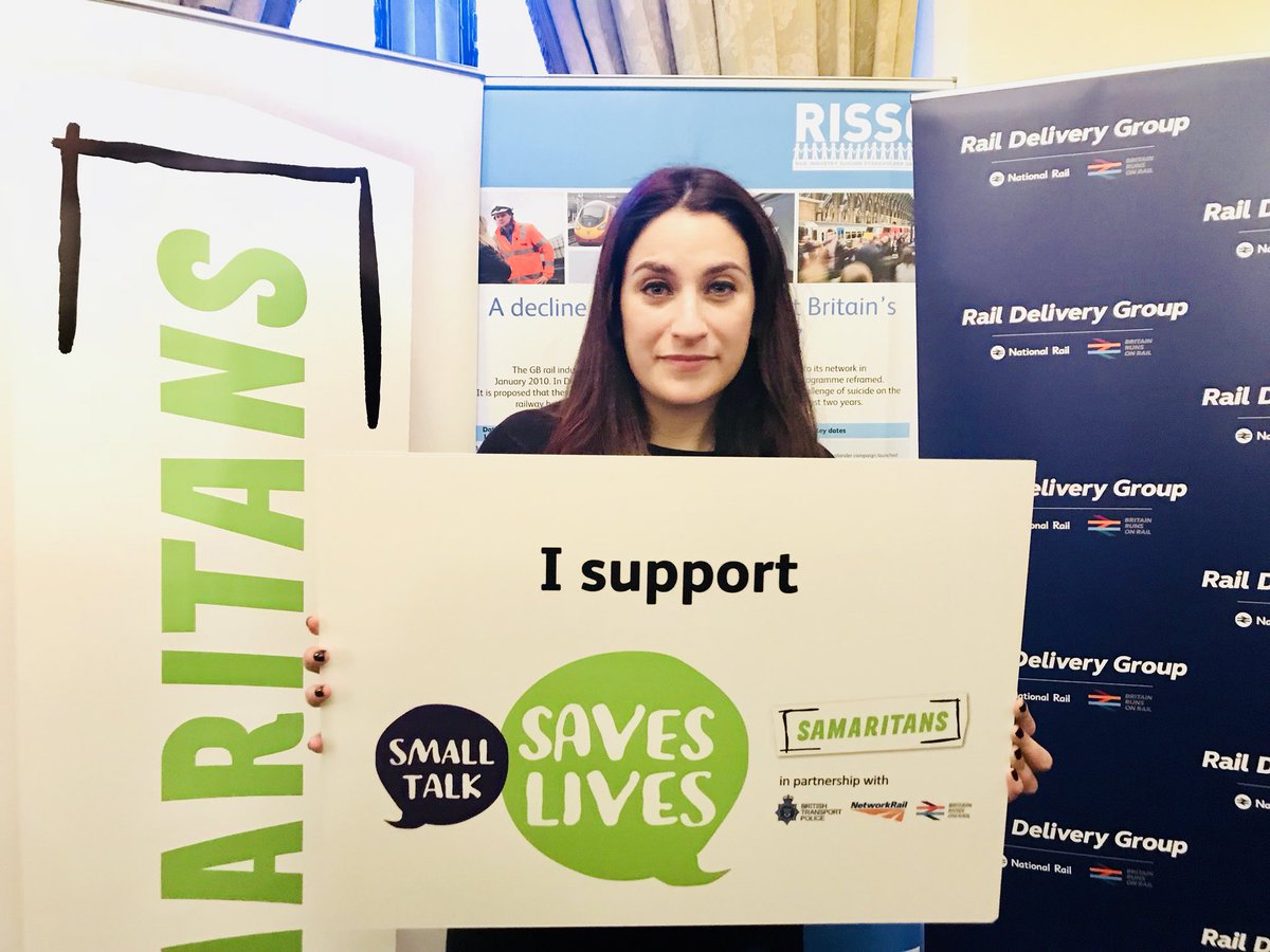 lucianaberger's tweet photo. Here in Parliament about to speak in support of the @samaritans @networkrail @BTP suicide prevention initiative #SmallTalkSavesLives https://t.co/Q1XTRmX7mN