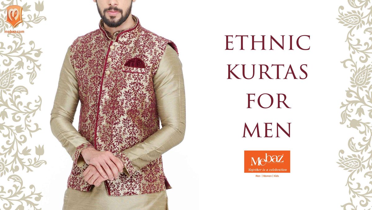 Sophisticated designs just to add the extra ethic touch to your kurtas.

#Mebaz #Design #Style #Kurtacollection #Ethnicwear #Menwear #Traditionalcollection #Togetherisacelebration