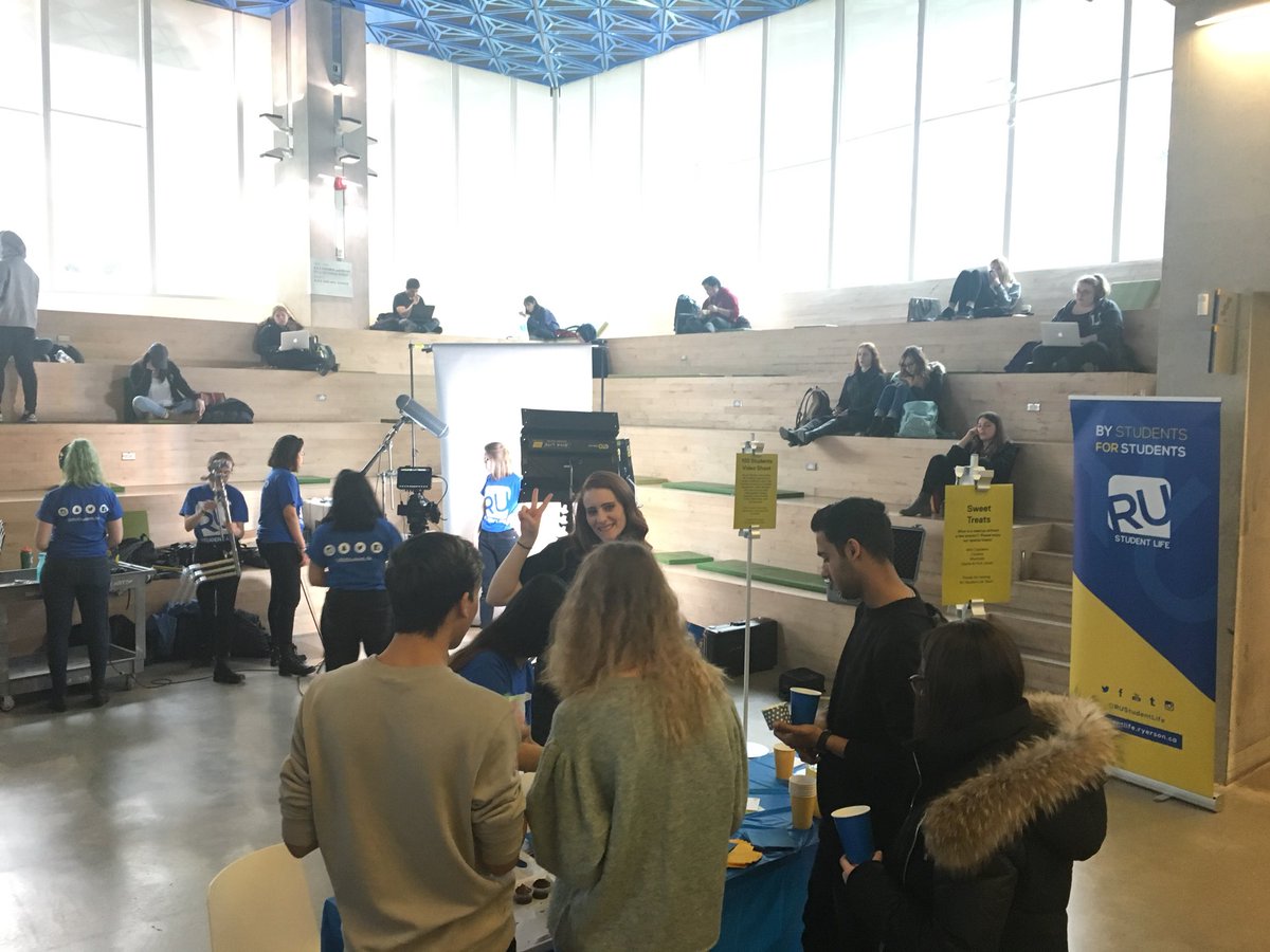 Berbato's tweet image. #FunSpaces for students to hang out, enjoy some treats, and make some friends! Awesome work @RyersonSA @BaileyParnell, @tesniellis &amp;amp; @donicawillis #CommunityLife #Treats&amp;amp;Sweets