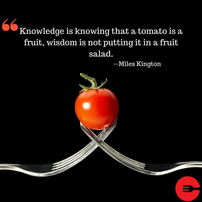 ChowGoferSj's tweet photo. Here is a little Wednesday Wisdom for you! #wednesday #wednesdaywisdom #tomato #fruitsalad https://t.co/j6PdTM47X2