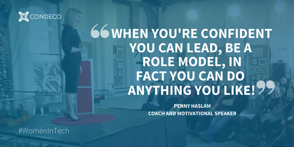 CondecoUK's tweet photo. Inspirational words from @PennyHaslam #ThoughtLeadership #WomenInTech #WomenLeaders #Business #PressforProgress #ExpertAdvantage https://t.co/Q3lwSvQlKD https://t.co/TU0RNG5qGG