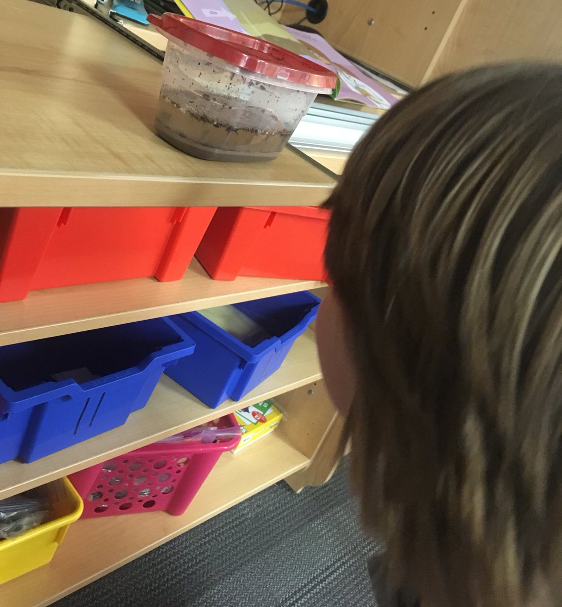pgloverNCCAE's tweet photo. Finishing up our soil sample paintings and observing our soil sample in real life! #sciencebrains https://t.co/vctozg89zQ