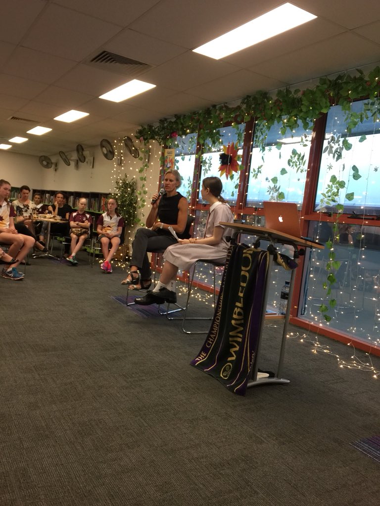 Icentremta's tweet photo. Water polo Olympian Naomi McCarthy inspiring students to be brave in their own lives #waterpolo #goldmedal #IWD2018 #mentalstrength #commitment #settinggoals #longtermgoals #incrementalgoals https://t.co/zts9XkYb3R