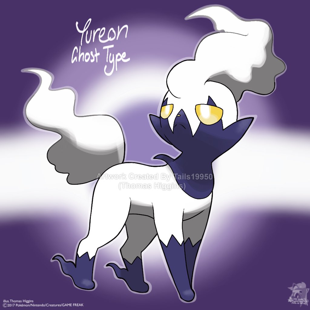 New Eeveelution Ghost Type Fan Made Concept By Kiiro Nee San On Deviantart