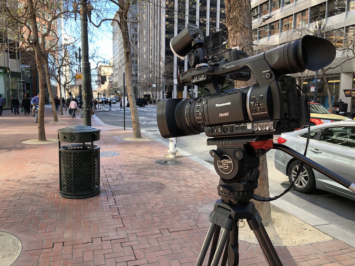 BloomTV's tweet photo. A woman just asked me, “Are you interviewing the garbage can?” I had to respond that I was trying to... but it wouldn’t stop talking trash. https://t.co/gkaATLJont