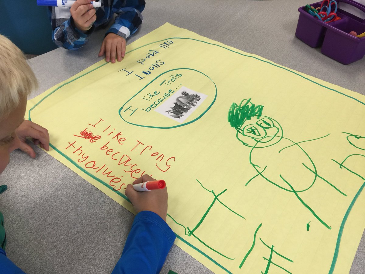 LangeElementary's tweet image. These Kinders are not only forming their own opinions, but writing about them. #soadvanced