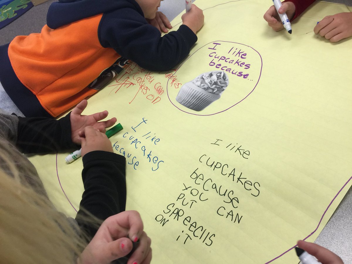 LangeElementary's tweet image. These Kinders are not only forming their own opinions, but writing about them. #soadvanced