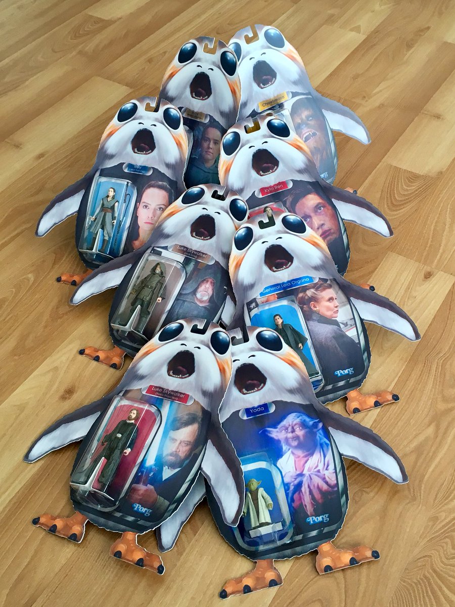 N8Products's tweet photo. Porg Cards 😉 https://t.co/8FEJjQhBxr