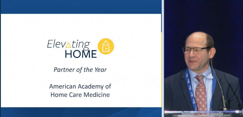 ElevatingHOME honors <a href="/AAHCM/">AAHCM of Waterloo</a> with the Partner of the Year Award. AAHCM is the leading advocacy and technical support behind the Independence at Home CMMI demonstration, working with agencies across the country to grow home-based care. Congratulations! #NLC2018