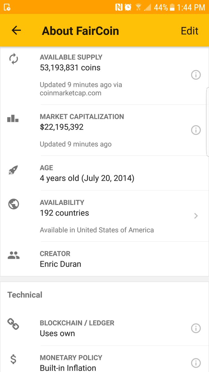 CheddurTeam's tweet image. We added @FairCoinTeam $FAIR to the @CheddurApp! #FairCoin is an innovative #cryptocurrency that implements fair value exchange on a global level! Use the #Cheddur app to learn about the project, keep an eye on the price, review it, and accept #FAIR donations!