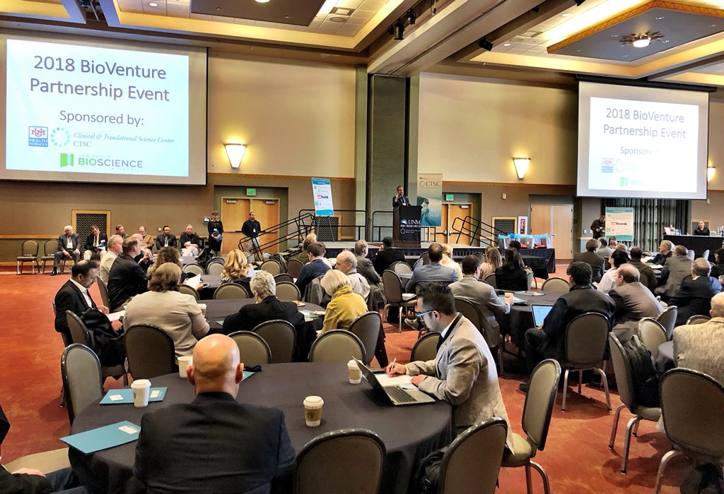 Thrilled to be a part of the 1st #UNM HSC BioVenture Partnership organized by <a href="/UNMHSC/">UNM Health Sciences</a>, the Clinical &amp; Translational Science Center &amp; the #NewMexico Bioscience Authority. #EconomicDevelopment #Jobs #Innovation #Discovery