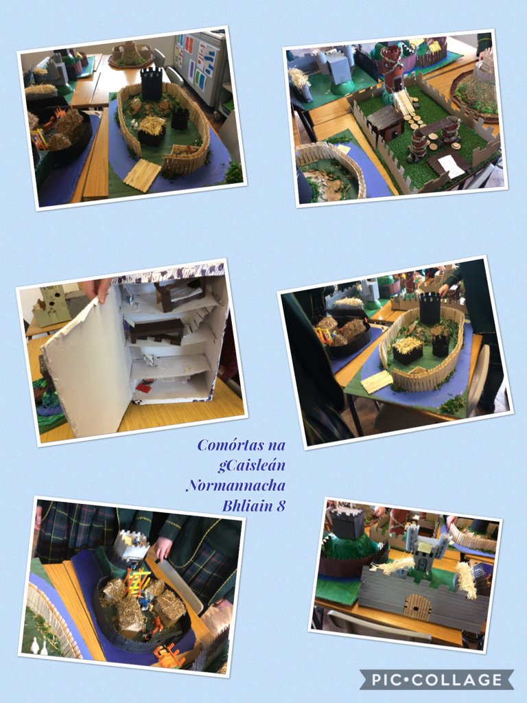 stcatshistory1's tweet photo. Comórtas na gCaisleán Normannacha Bhliain 8 #piccollage https://t.co/k5bTah4eDg https://t.co/5ZTk0gVdQk