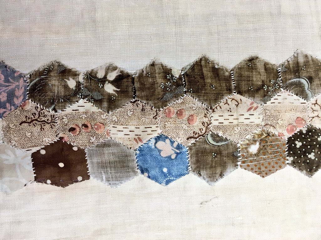 ArtinNorwich's tweet photo. RT @SteveMillerNMS: Ruth & Andy preparing for this weekend’s #TextileTakeover event @NorwichCastle. An incredible item, made of linen and cotton, was created by female prisoners as part of Elizabeth Fry’s Newgate Scheme of prison reform. #Norwich #Museums https://t.co/DZyjRPClyA