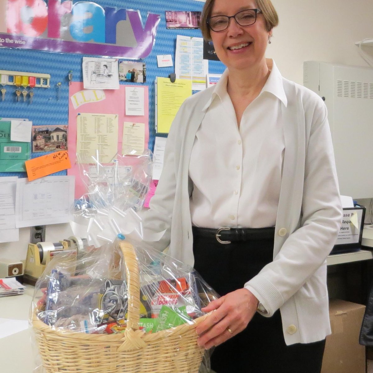 NorthwoodU's tweet photo. Congrats to Dr. Colarelli!  She was also one of our Fantastic Faculty basket winners!  Thanks to all Faculty who participated this year!
#strosacker https://t.co/uzIzZ0kylZ