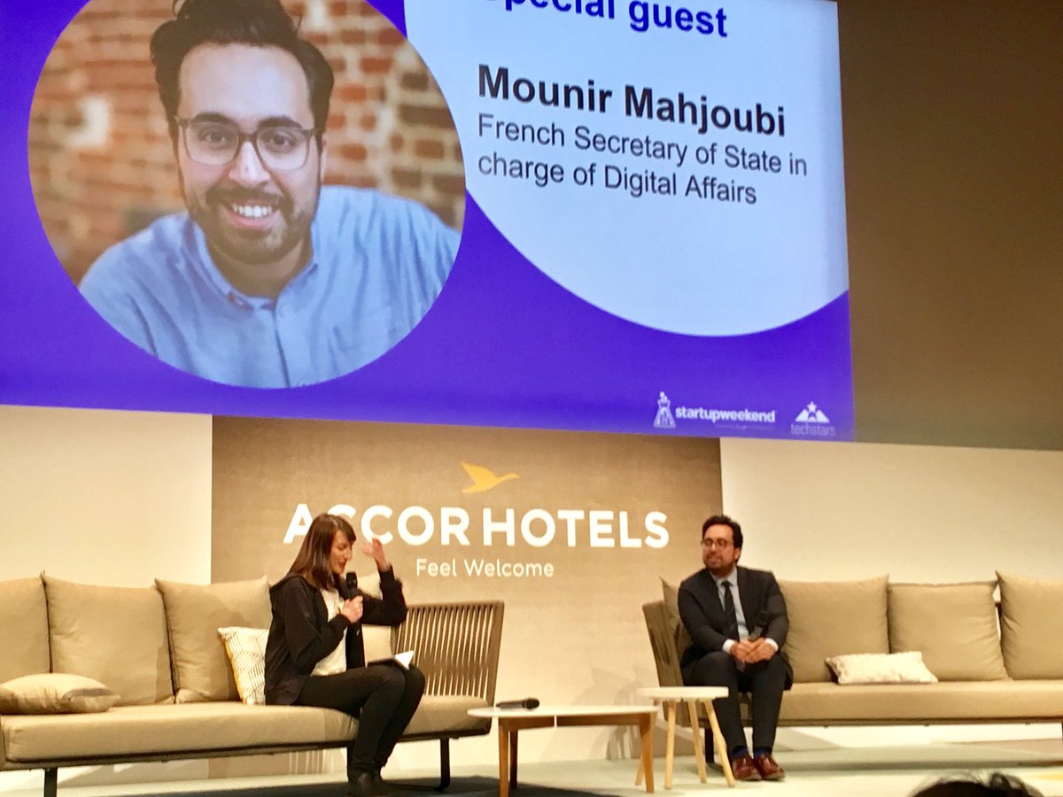 Digitaly_FR's tweet photo. #jointhewave ⏩ @mounir Secrétaire d’Etat au #numérique venu apporter son soutien @GSWWomenParis pour plus de #femmes dans la #tech #WomenInTech c @TechstarsParis https://t.co/8c4qWbzzWA