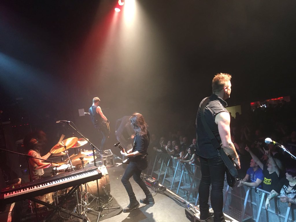 EdShredz's tweet photo. THANKYOU INVERNESS!! Great show, worth the long drive up. Newcastle tonight @laneyamps @ibanezuk https://t.co/YVCRMkV6dB