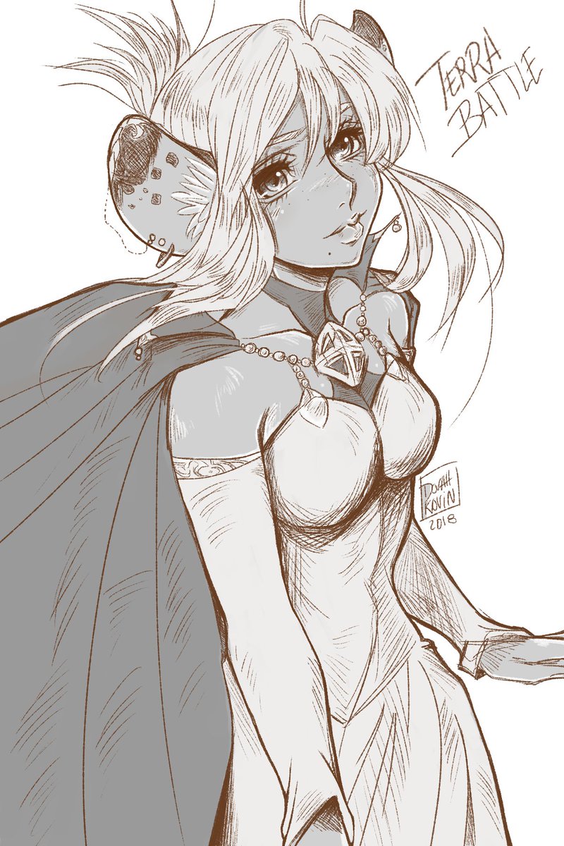SaironThirion's tweet photo. Still working on this girl, always the designs of this game inspires me a lot to keep drawing. I love this game so much! >w<
#terrabattle #mistwalkerstudio #beastgirl #sketch #Videogame #fanart #kimihikofujisaka #mangadrawing #テラバトル #keepdrawing #Practice #ArtistOnTwitter https://t.co/hzSPRZ3E99