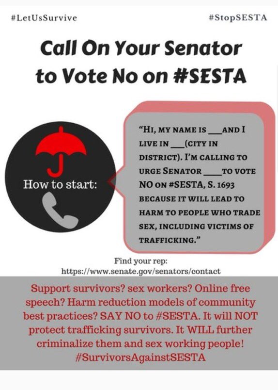 jizlee's tweet photo. Call your Senators (and tweet me proof) TODAY by noon PST, and I’ll hook you up with a free month on my OnlyFans account! (https://t.co/xB7vFHRbRK)

Urge them to vote No on S.1693.

Find your Senators here:
https://t.co/aeKC97M0QA

#SESTA #StopSESTA #LetUsSurvive https://t.co/pvU3RezTG6