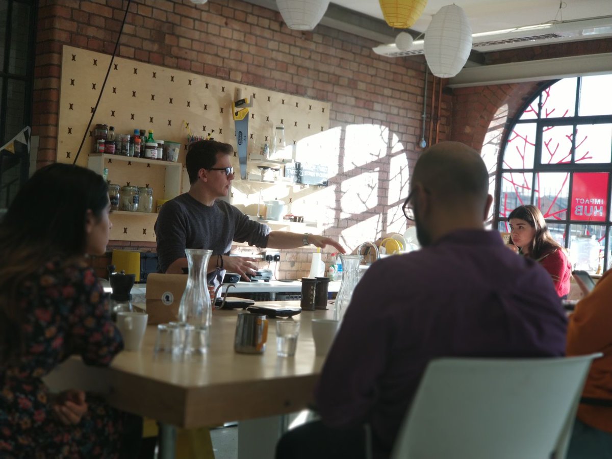 RoryJMcGhie's tweet photo. Thanks to everyone who came to @ImpactHubBrum for my @TSDigbeth Coffee class today! It's been real and a truly wonderful afternoon https://t.co/odb1CiJJzK