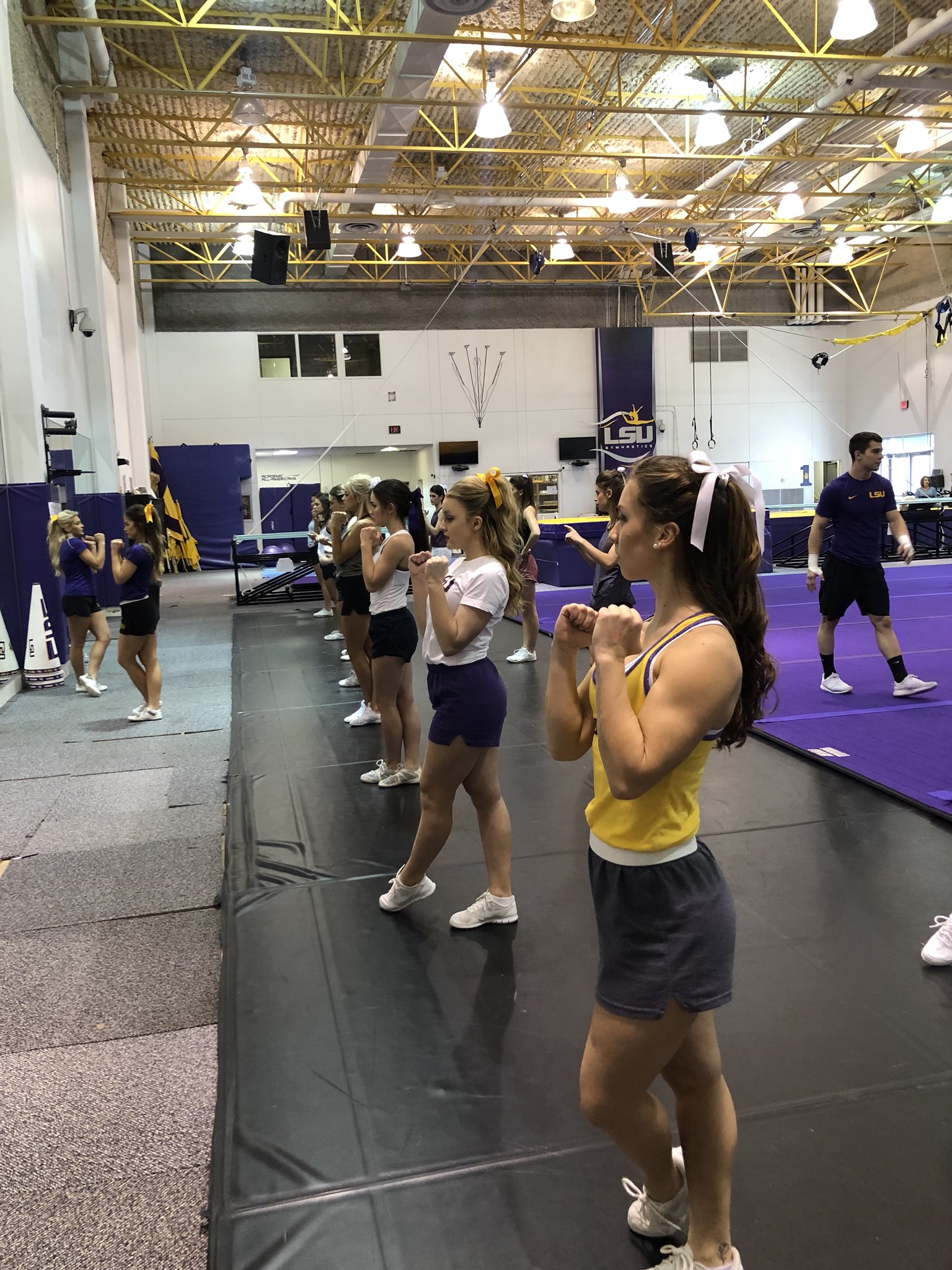 LSU Cheerleading on Twitter "Clinic this Sunday will be from 100400