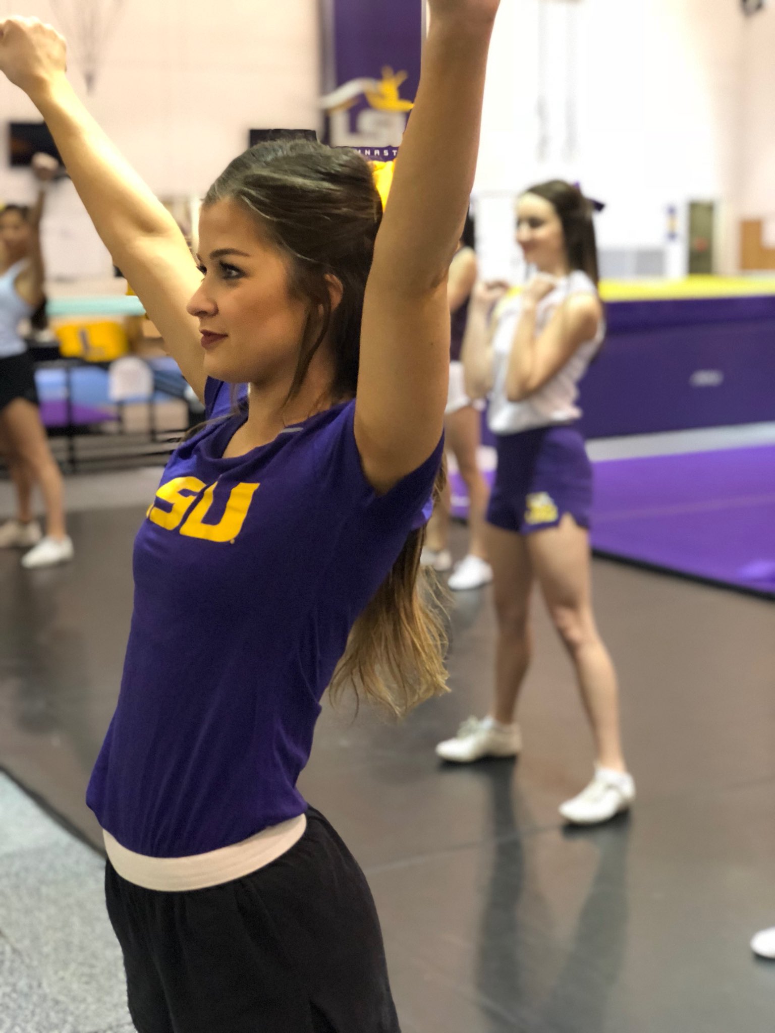 LSU Cheerleading on Twitter "Clinic this Sunday will be from 100400