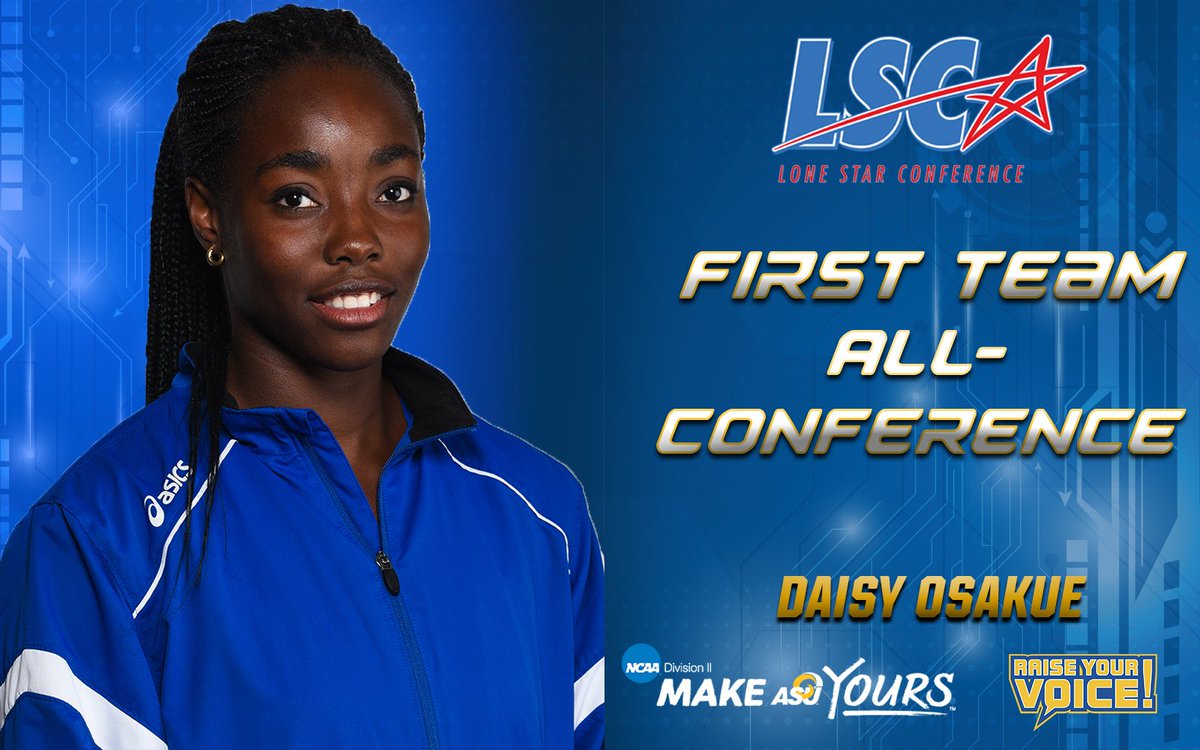 Congrats to #RambelleTF LSC All-Conference first team selections Daisy Osakue and Jordan Nash
