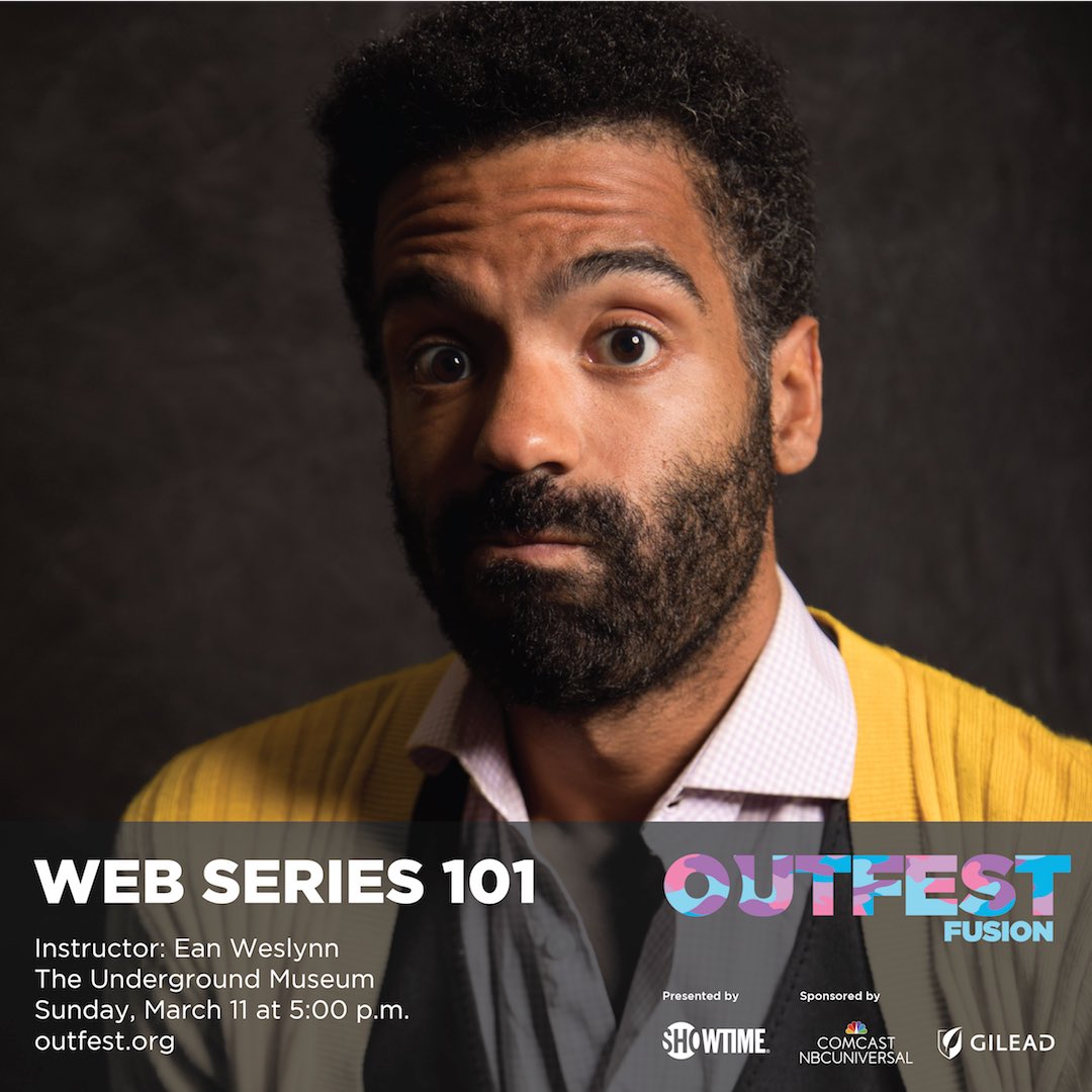 eanweslynn's tweet image. ever wanted to make a web series? join me this weekend at @Outfest #outfestfusion and learn how!