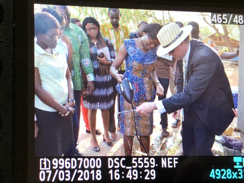 Made it to rural Ghana,10km south of border w/ Burkina Faso,hooking StarStream &amp; StarHealer to standpipes to build, w/ fab folk here, momentum for equipping Navrongo Health Centre &amp; community nurse motorbike (CHPS) program so they can make a difference to newborn mortality rates.