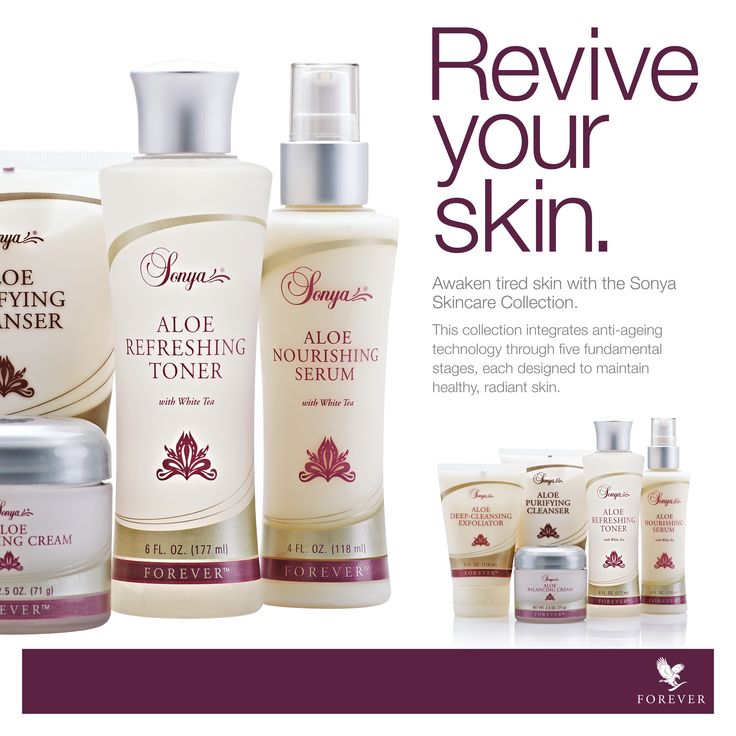 Sonya Skin care products