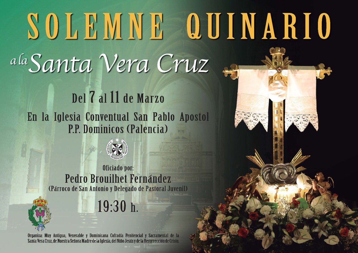 AM_StaVeraCruz's tweet photo. La Agrupación Musical, participará en el Solemne Quinario a la Santa Vera Cruz en San Pablo el 11 de Marzo de 2018 a las 19:30 Hrs. https://t.co/ZJG6t0qiBv