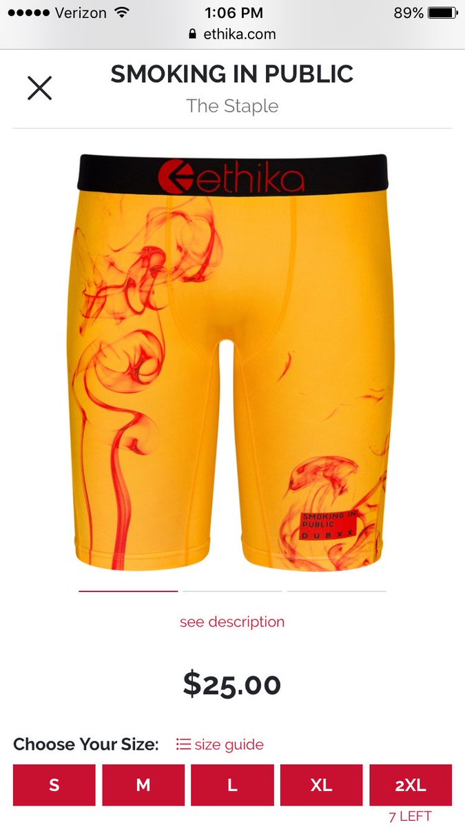 musesofsteele's tweet photo. @ethika has officially dropped two of the most Fire underwear you have ever seen! Rep @DuBz216 and #SmokinginPublic or @SlimGudz216 and #TheLand or BOTH 🔥🔥🔥 https://t.co/G47jmiFcrA