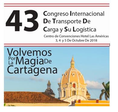 CongresoColfe's tweet photo. @ChevronDeloCol  Acompáñanos en nuestra versión 43 del congreso internacional de transporte de carga y su logística ,de vuelta a la magia de Cartagena !! #Colfecar #2018 #CongresoColfecar https://t.co/MvziPgYrkj