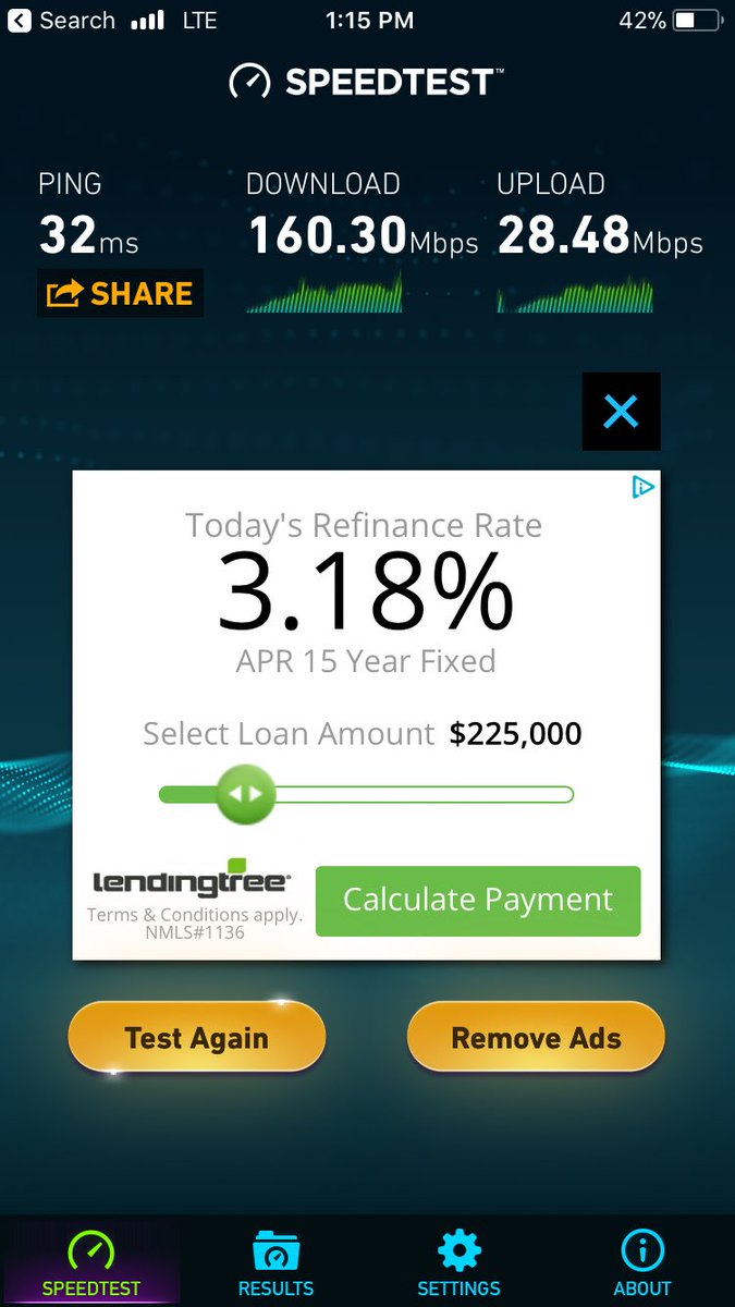 GoDiegoGoTMO's tweet photo. Look at that T-Mobile speed! WOW https://t.co/4oQWy1493m