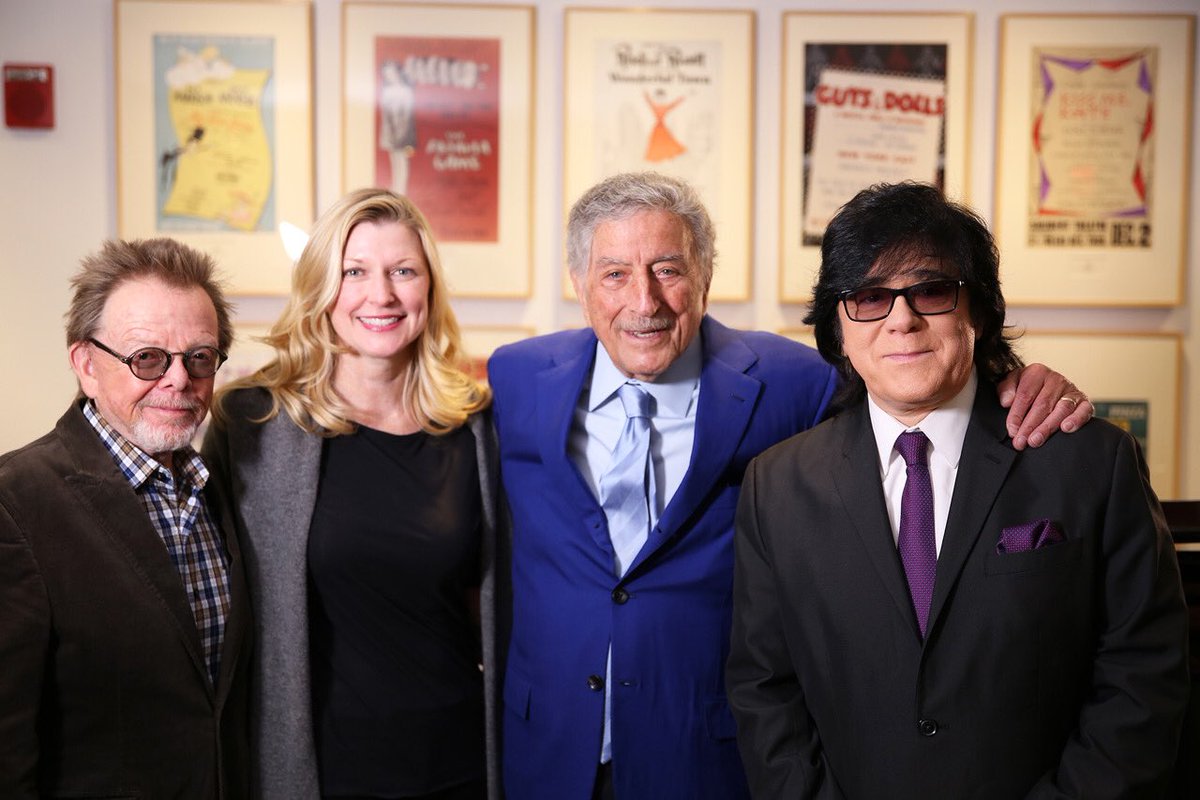 American music legend and #ASCAP member <a href="/itstonybennett/">Tony Bennett</a> stopped by #ASCAP to meet with his fan club! #wecreatemusic