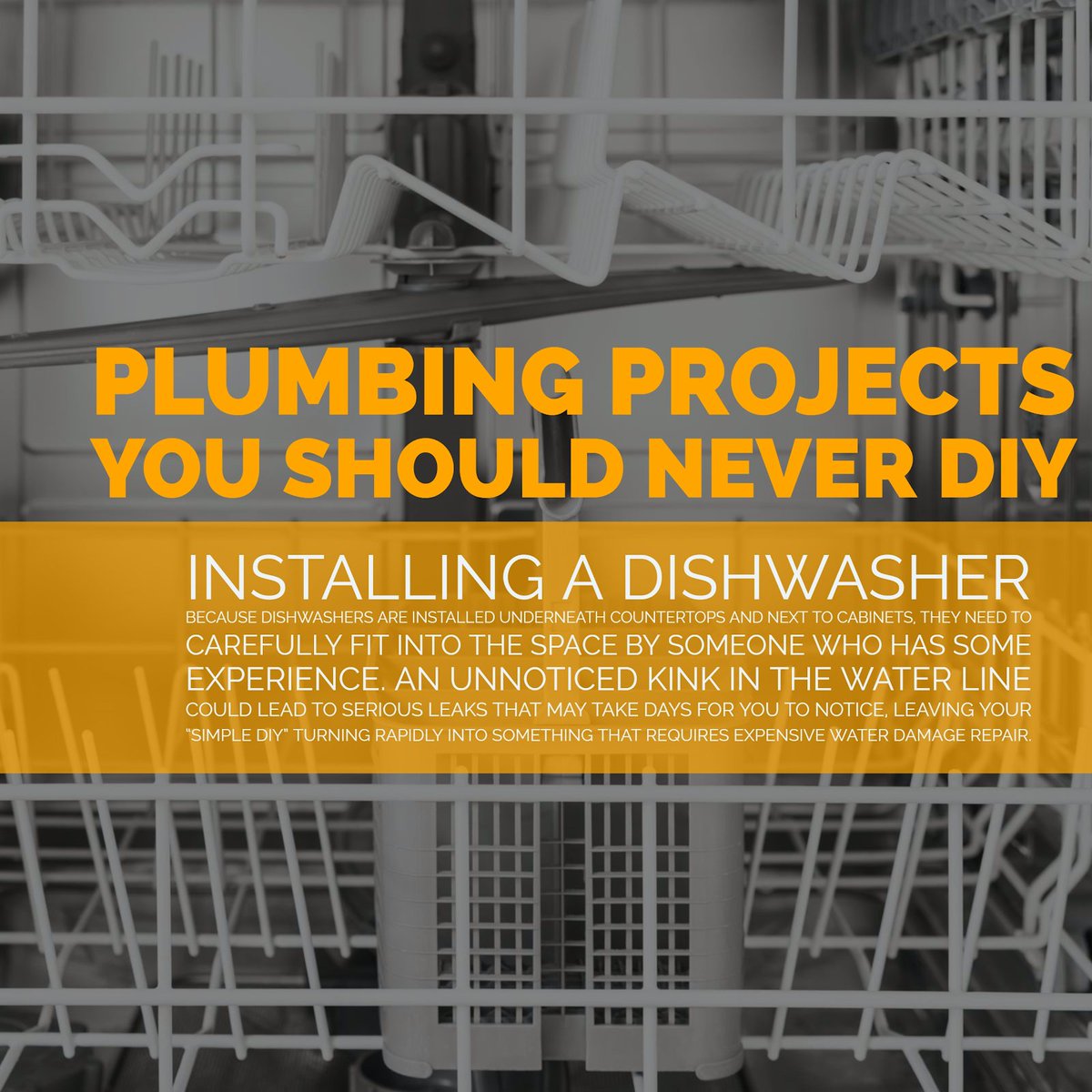 Dishwasher installation seems simple enough… but not so fast!