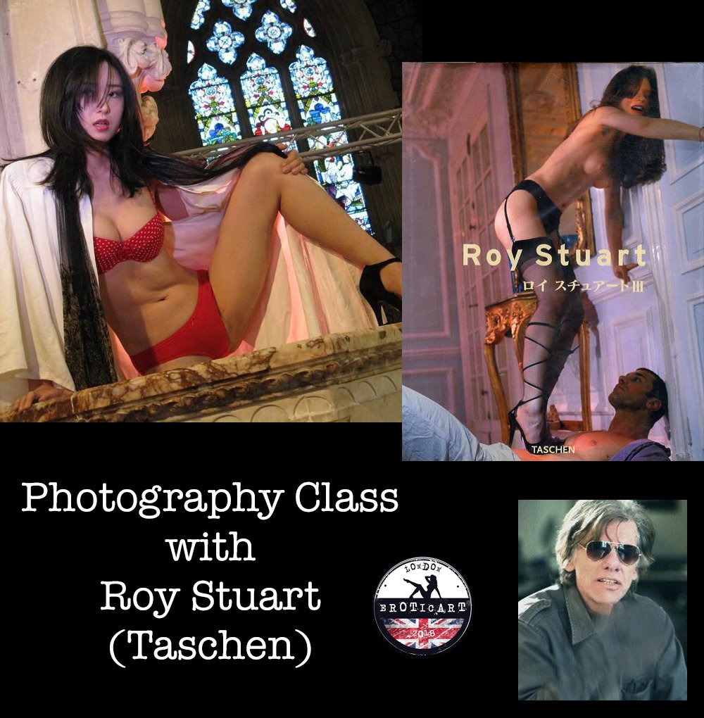 EroticArtExp's tweet photo. We have a couple of places left for our Roy Stuart Photography Workshop at 3pm Sunday 29th April at the exhibition

Please email info@eroticartexhibition.com 

#eroticphotographer #taschen #roystuart #eroticphoto #photography #photographyworkshop #photographylessons #eroticart https://t.co/nwbE9txRj1