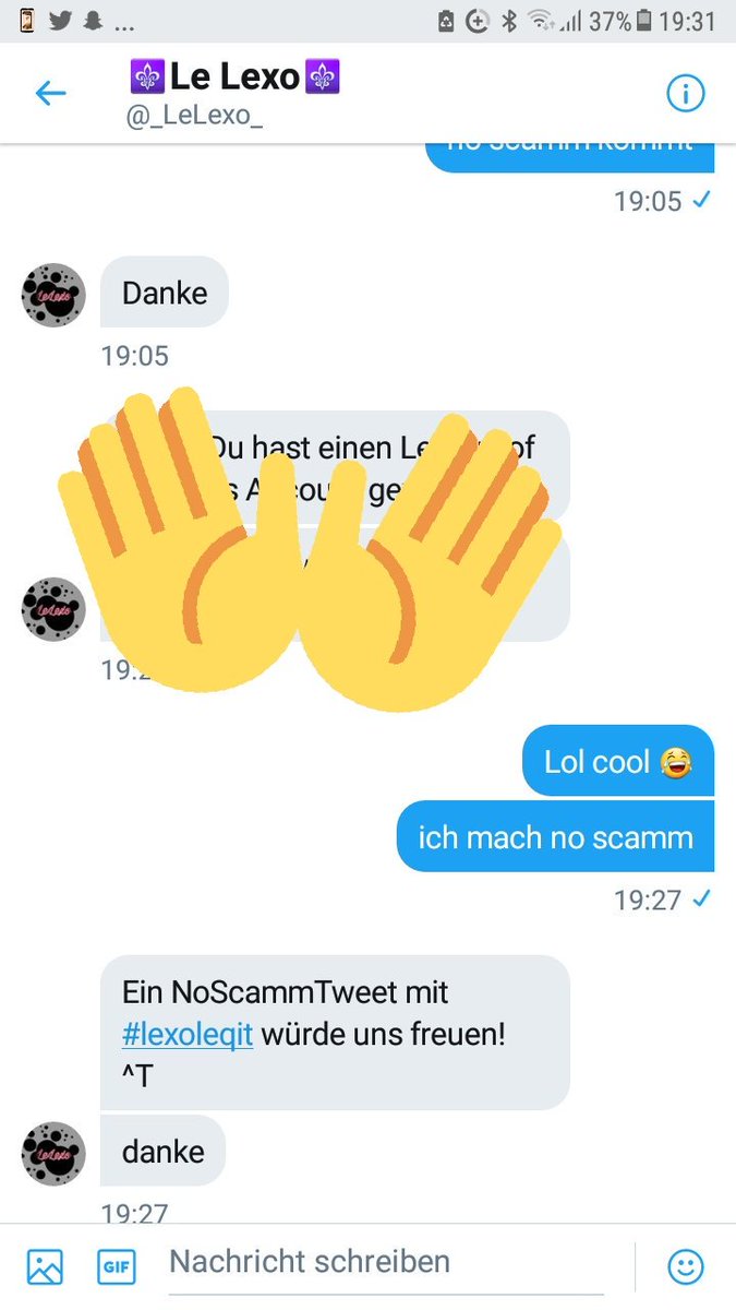 DrasGbrl's tweet photo. #lexoleqit @_LeLexo_ scammt nicht 👍👌🤙 https://t.co/Pp8b1t7sin