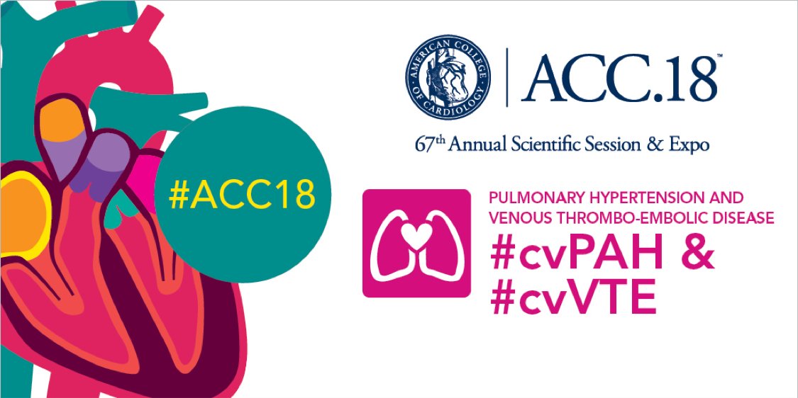 sri_adu's tweet photo. Thrilled to escape the snowy Northeast and be the Pulmonary Hypertension &amp; Venous Thromboembolic Disease Pathway Tweeter for #ACC18. Follow me 3/10-12 for live updates on all things #cvPAH &amp; #cvVTE! https://t.co/IYJG1FFrAW https://t.co/HdizfnhfrA