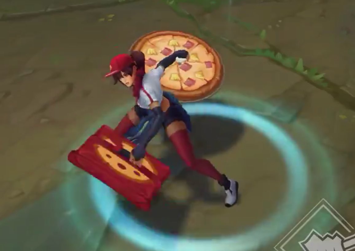 IbaiLlanos's tweet photo. Riot no podía fallar a la troleadita y le ha puesto pizza con piña a Sivir https://t.co/EdtznNy8hN