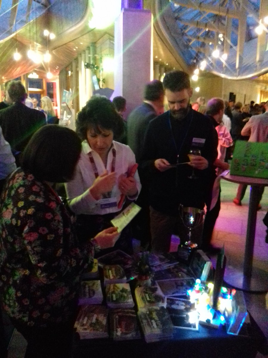 ScotsNatLarder's tweet photo. Full swing here in the garden lobby  - celebrating young people's involvement with nature @nature_scot @youngscot #ypyp # connectingpeopleandnature https://t.co/U1LKmaUEIh