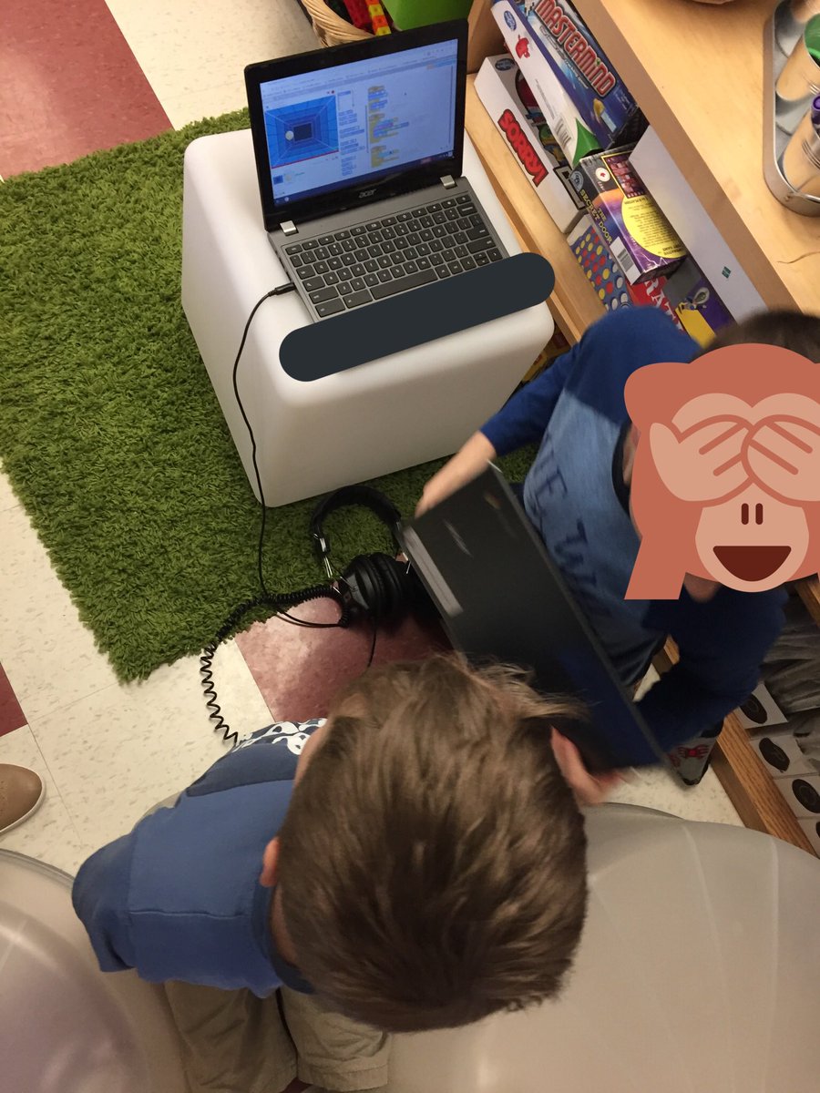 talvarezclass's tweet image. Helping a friend coding with scratch! #coding #beyondthehourofcode