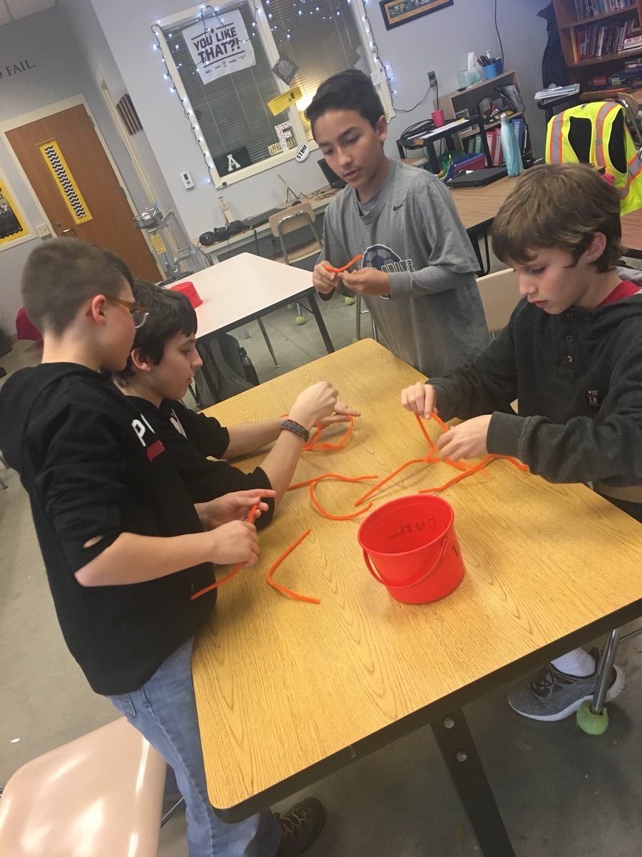 kfrazer721's tweet photo. #ddmsTED6 begins their engineering challenge. Some teams jumped right in, others held a meeting & came up with a game plan. #drivefwd https://t.co/X2kqFN0v8B