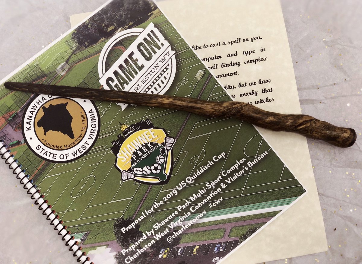 Today the Kan Co Commission sent in an application, along with a wand that would make any Harry Potter fan happy (thanks to Mayor Cunningham), for the National Quidditch Cup.  Exciting things coming to Kanawha County!