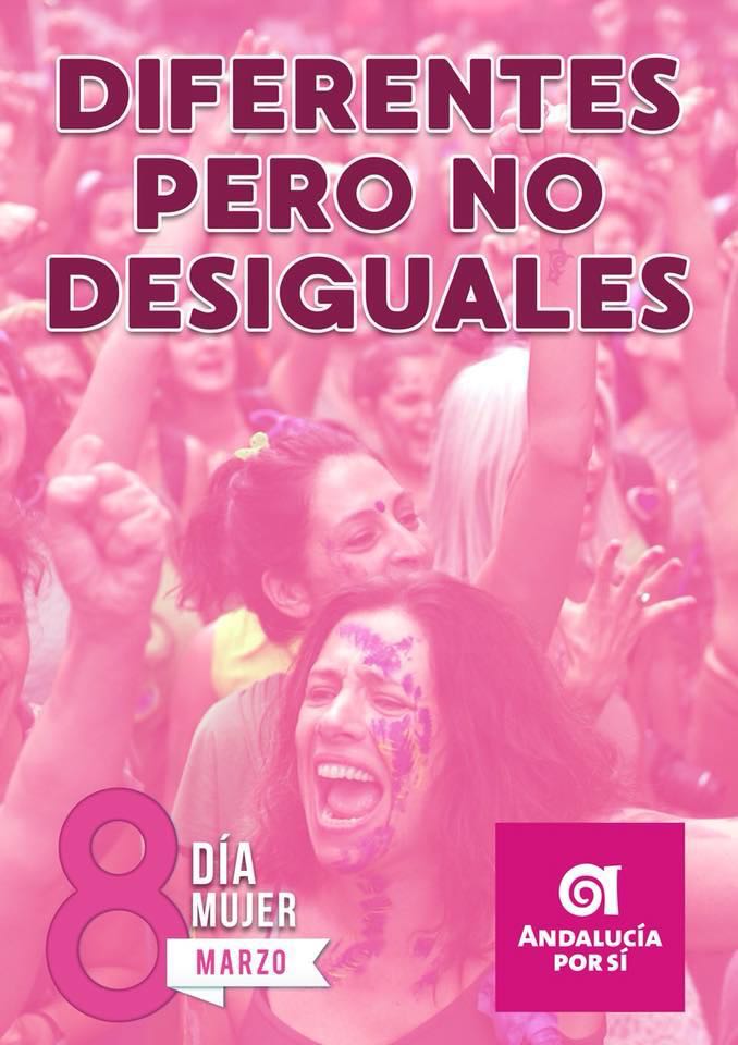 Desde CMJ de AxSí Barbate nos hacemos eco del manifiesto del 8M, además apoyamos a nuestras compañeras en la lucha por sus derechos y por conseguir la verdadera igualdad de género. #8M #DiferentesPeroNoIguales

facebook.com/23804224340570…