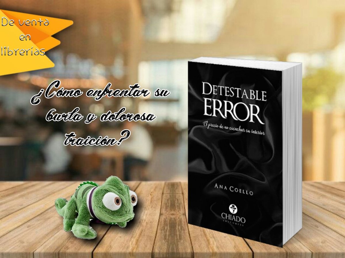 CoemasCF's tweet photo. "No la quiero porque no tenga más opción, deseo que esté conmigo porque siente lo mismo que yo..." #DetestableError de venta en librerías.
#AnaCoello
#ChiadoEditorial https://t.co/jt2ELBkyGm