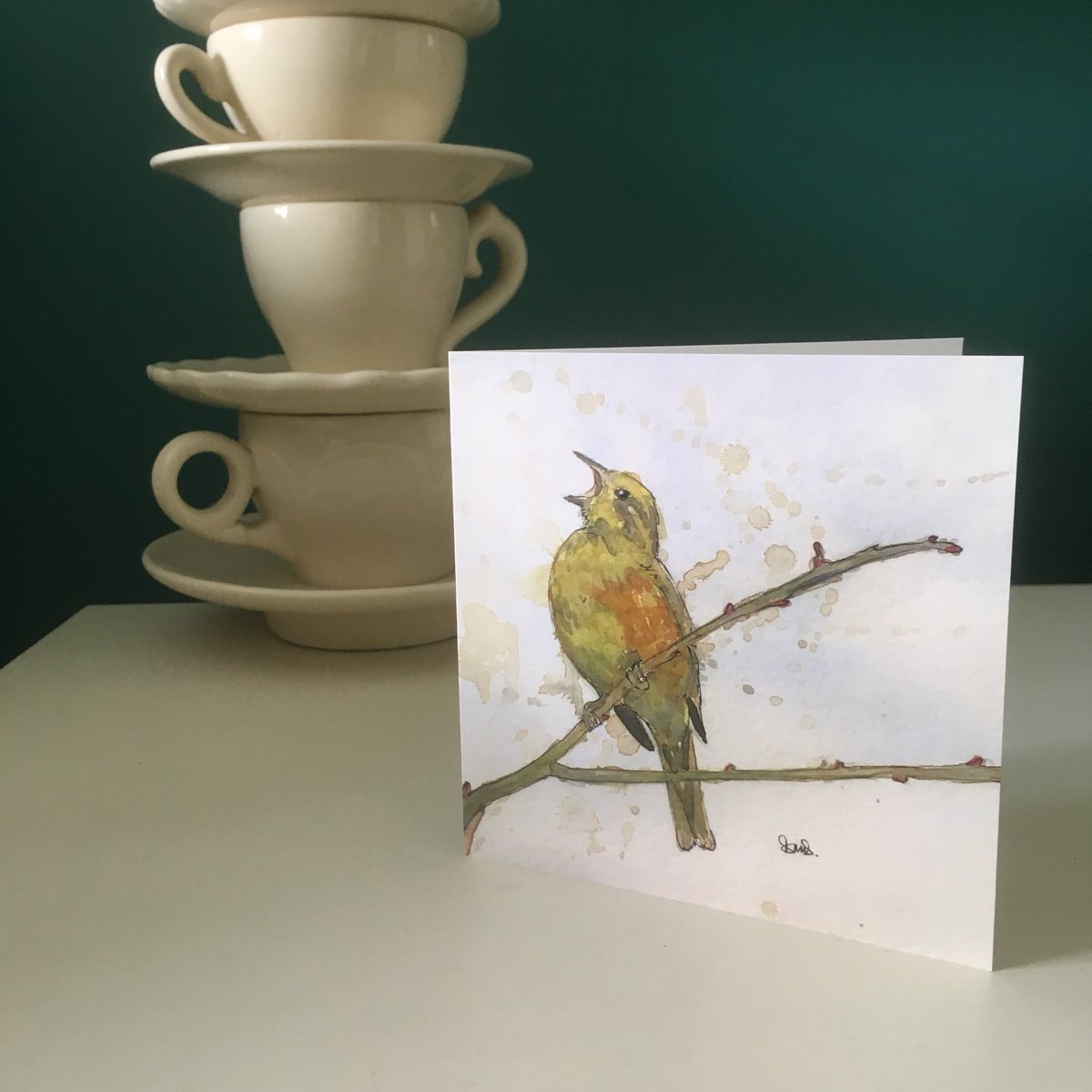 Mimideeart's tweet image. Greetings cards samples have arrived, I will have them on sale in @ShorehamArt soon!  @_BTO @Natures_Voice #owl #kingfisher #Sussex #shoreham