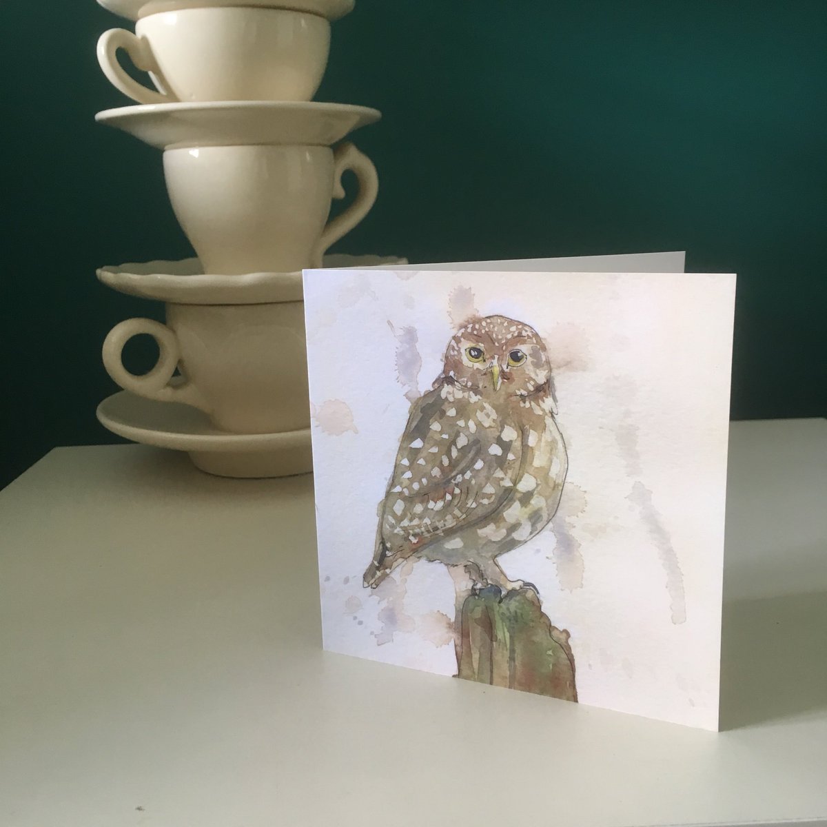 Mimideeart's tweet image. Greetings cards samples have arrived, I will have them on sale in @ShorehamArt soon!  @_BTO @Natures_Voice #owl #kingfisher #Sussex #shoreham