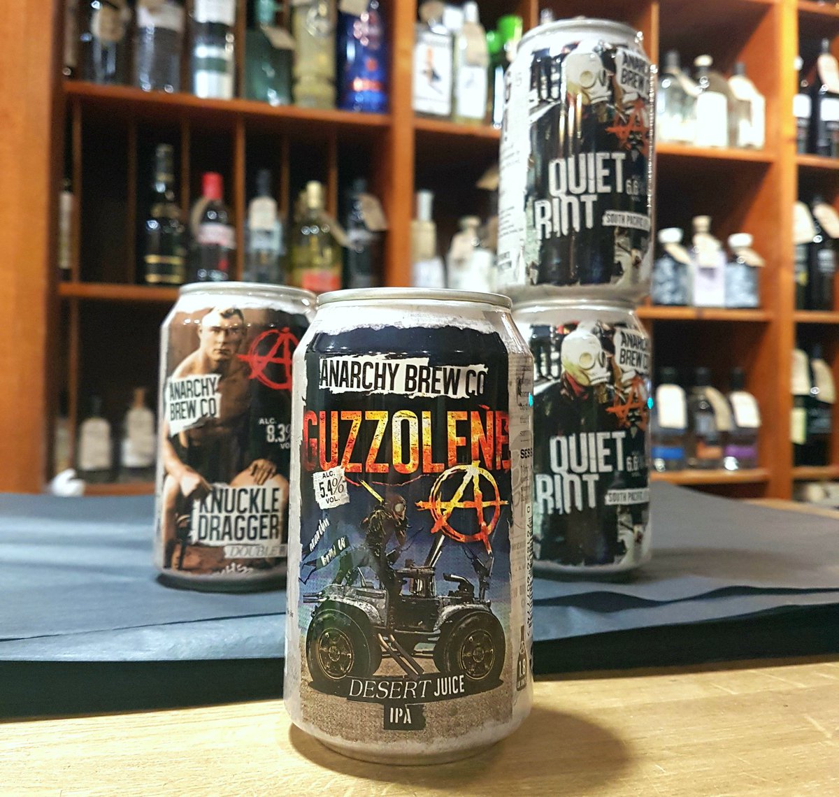 AkeandHumphris's tweet photo. @AnarchyBrewCo is back!
With brand new #Guzzolene hitting the shelf and a few favourites returning.
Get em quick before we drink the lot! https://t.co/GxkeDwiAiC